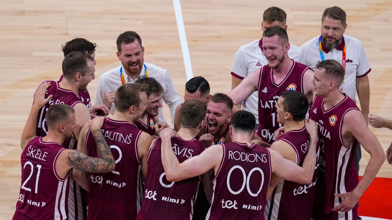 Basketbalisti Lotyšska obsadili na MS 2023 vynikajúce 5. miesto.