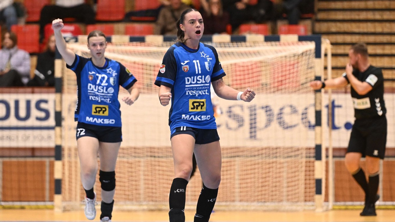 Hráčky Šale Orsolya Virág Demeter a Olívia Ščípová