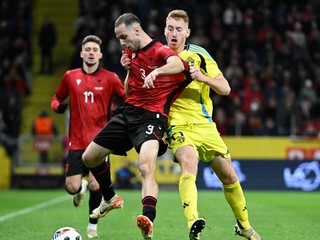 Momentka zo zápasu Švédsko - Albánsko