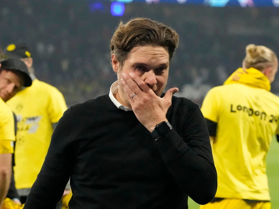 Edin Terzič po postupe Borussie Dortmund do finále.