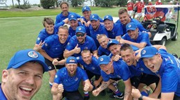 Slovenský tím mužov na MS vo footgolfe 2023.