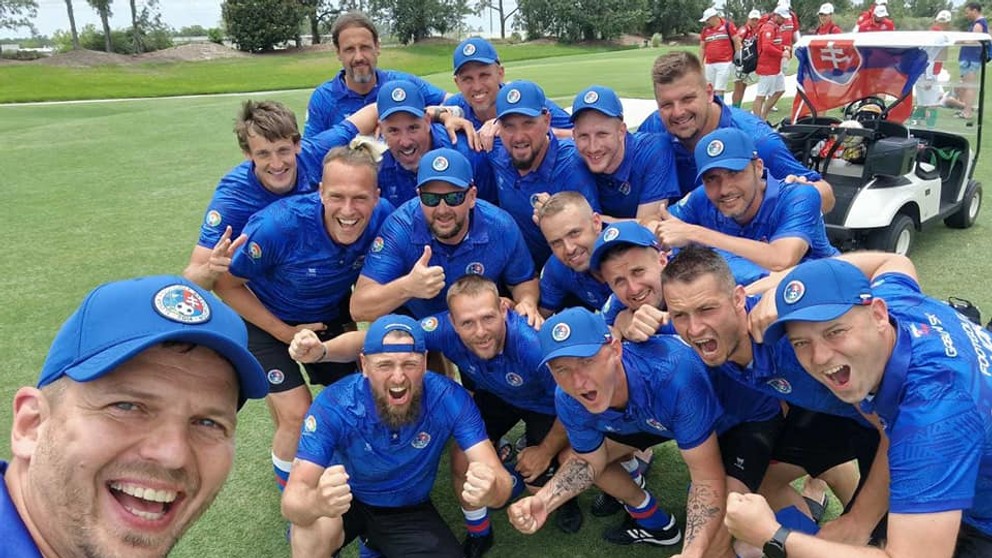 Slovenský tím mužov na MS vo footgolfe 2023.