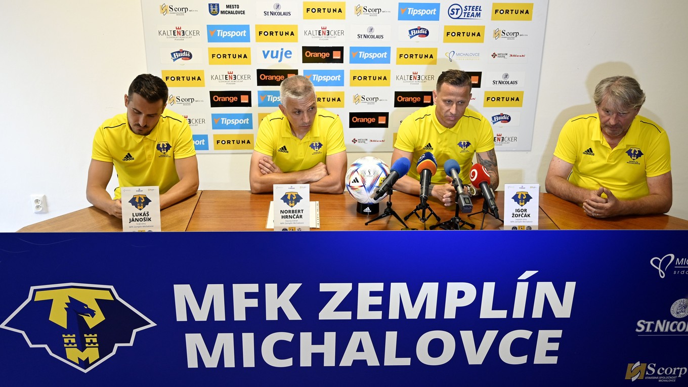 Tlačová konferencia MFK Zemplín Michalovce.
