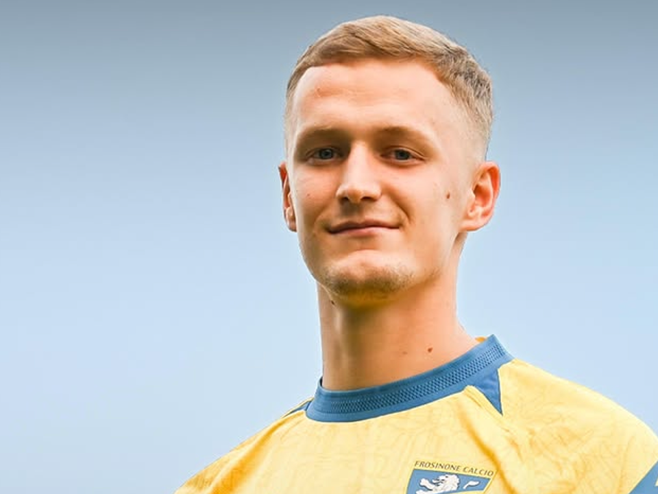 Tomáš Bobček v drese Frosinone.