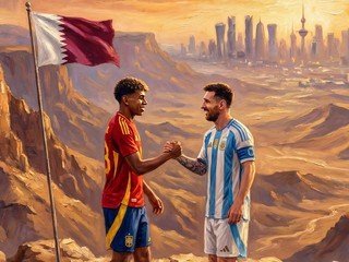 Lamine Yamal a Lionel Messi