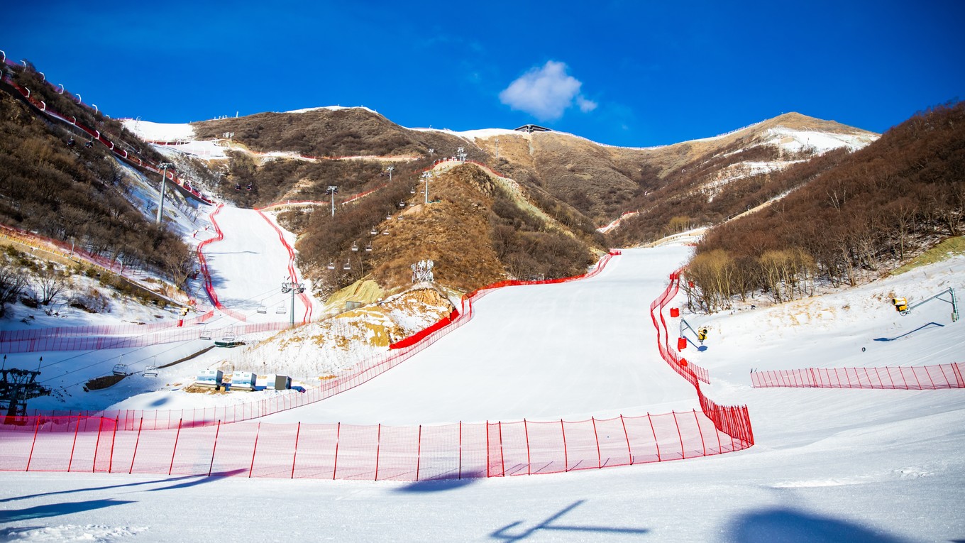 National Alpine Ski Cente, dejisko súťaží v zjazdovom lyžovaní na ZOH v Pekingu 2022. 
