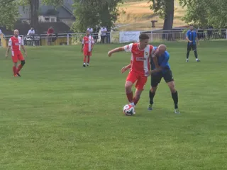 Momentka zo zápasu Poráč - Levoča.