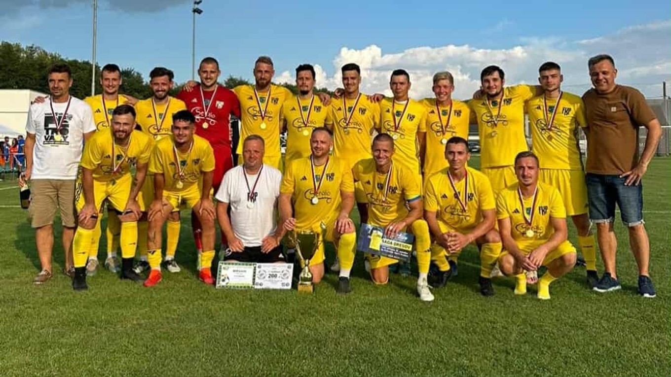 Futblalisti TJ Petrovany.