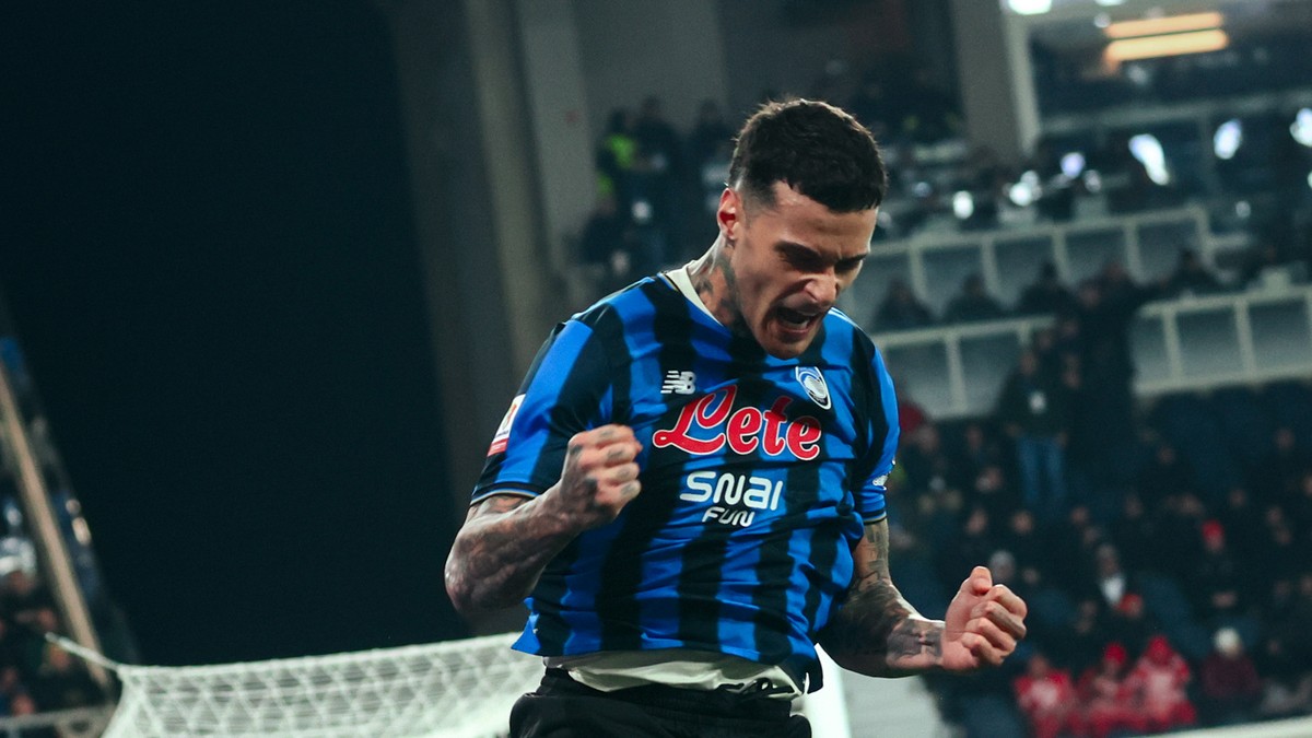 Momentka zo zápasu Atalanta - Juventus.