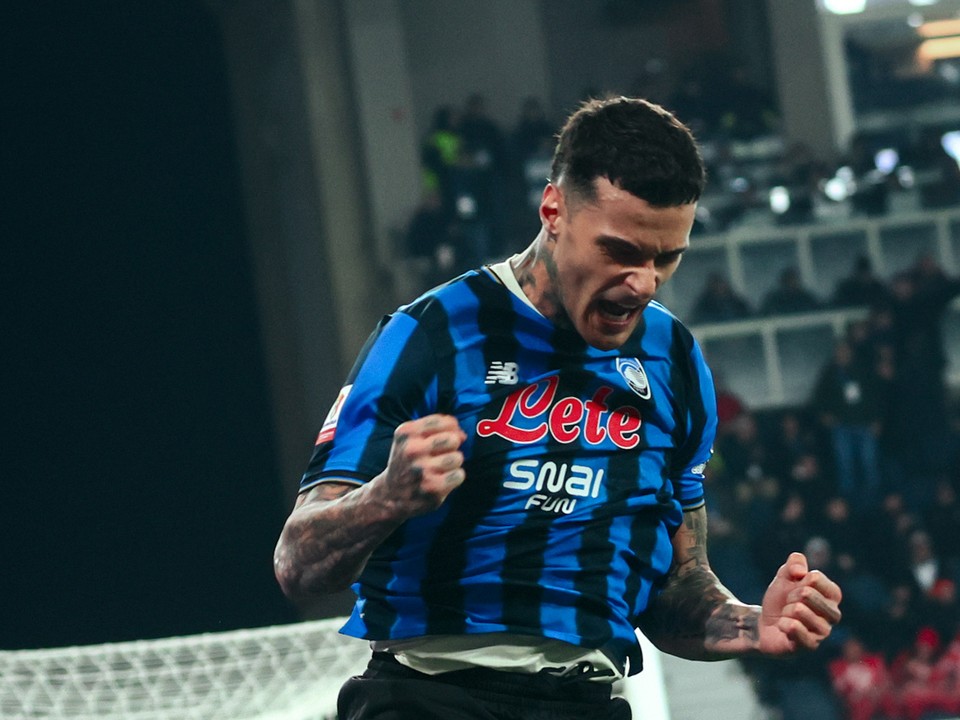 Momentka zo zápasu Atalanta - Juventus.