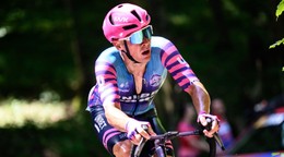 Slovenský cyklista Lukáš Kubiš počas MSR a ČR 2026.