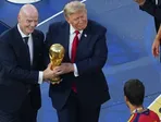 Gianni Infantino a President Donald Trump.