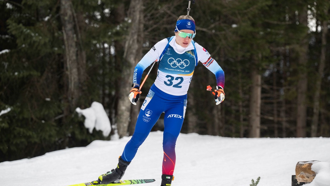 Slovenská biatlonistka Paulína Bátovská Fialková.