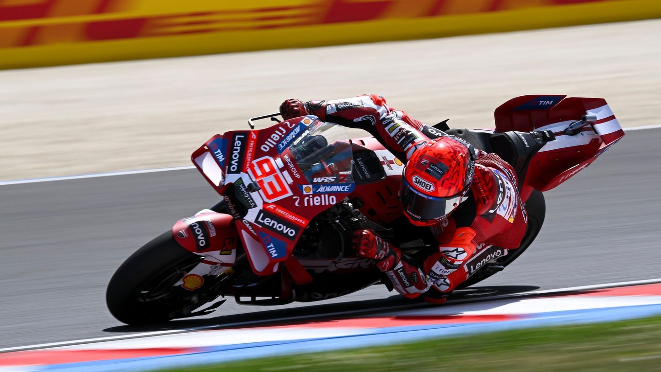 Španielsky motocyklový pretekár Marc Marquez z tímu Ducati.