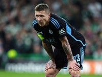 Juraj Kucka v zápase Celtic Glasgow - ŠK Slovan Bratislava v 1. kole ligovej fázy Ligy majstrov.