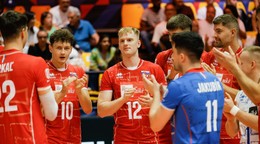 Volejbalisti Slovenska počas ME 2026.