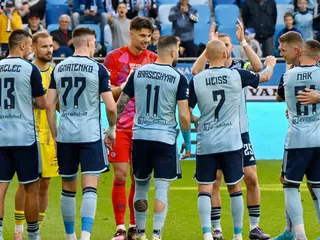 Futbalisti ŠK Slovan Bratislava.