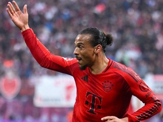 Leroy Sané v drese klubu Bayern Mníchov.