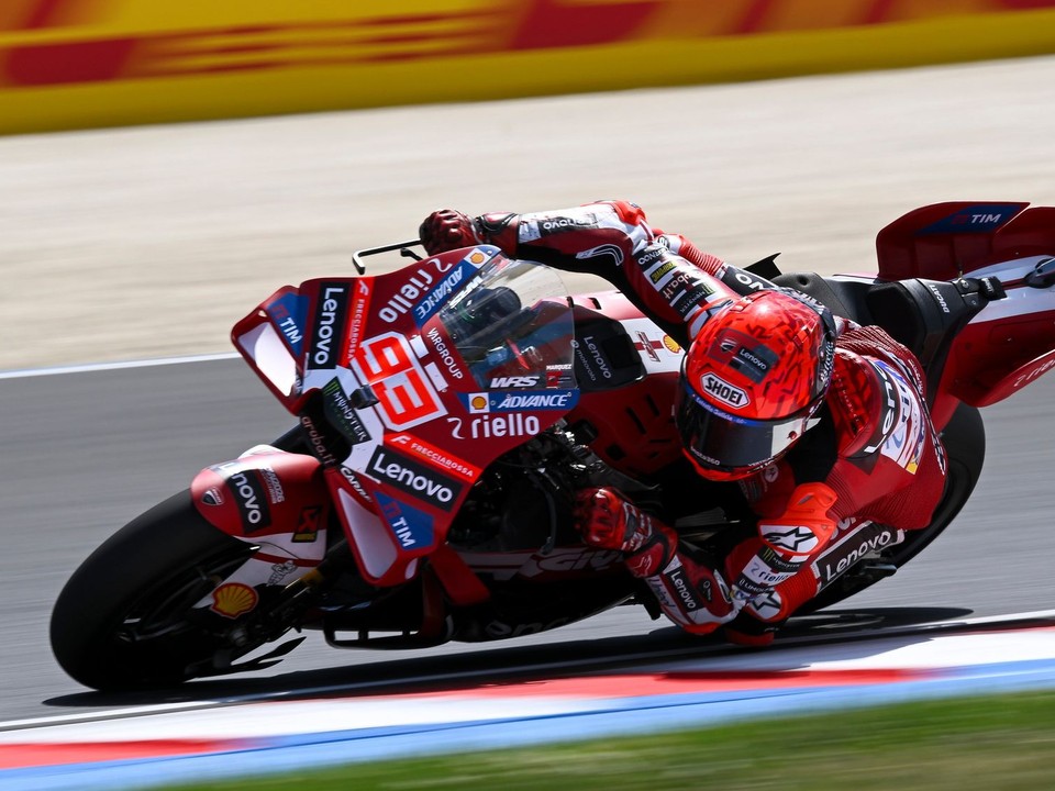 Španielsky motocyklový pretekár Marc Marquez z tímu Ducati.