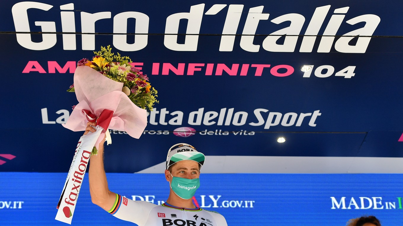 Peter Sagan v 10. etape na Giro d'Italia 2021.