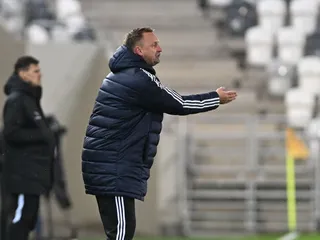 Tréner Košíc Peter Černák.