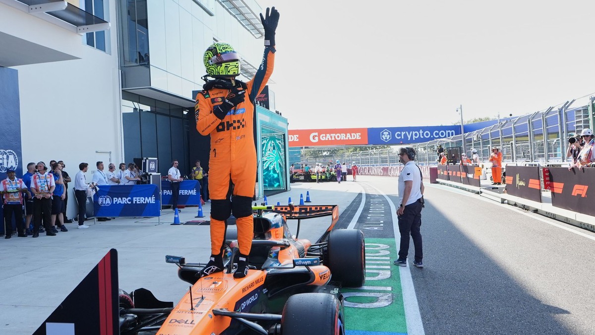 Jazdec tímu McLaren, Lando Norris.