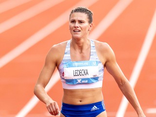 Na snímke je slovenská atlétka Daniela Ledecká.