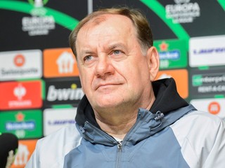 Tréner Slovana Vladimír Weiss st.