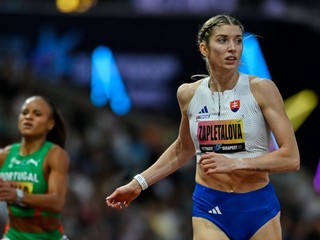 Emma Zapletalová po postupe do finále na Ultimátnych MS v behu na 400m cez prekážky.
