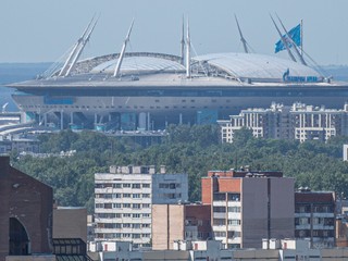 Štadión v Petrohrade.