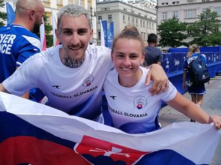 Branislav Rodman a Karina Zušťáková na Európskych hrách v Krakove.