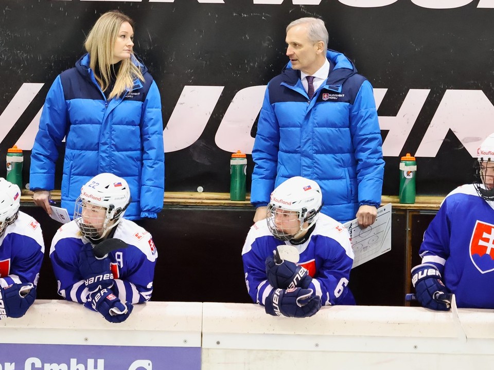 Slovenské hokejistky. 