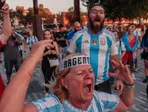 Fanúšikovia Argentíny.