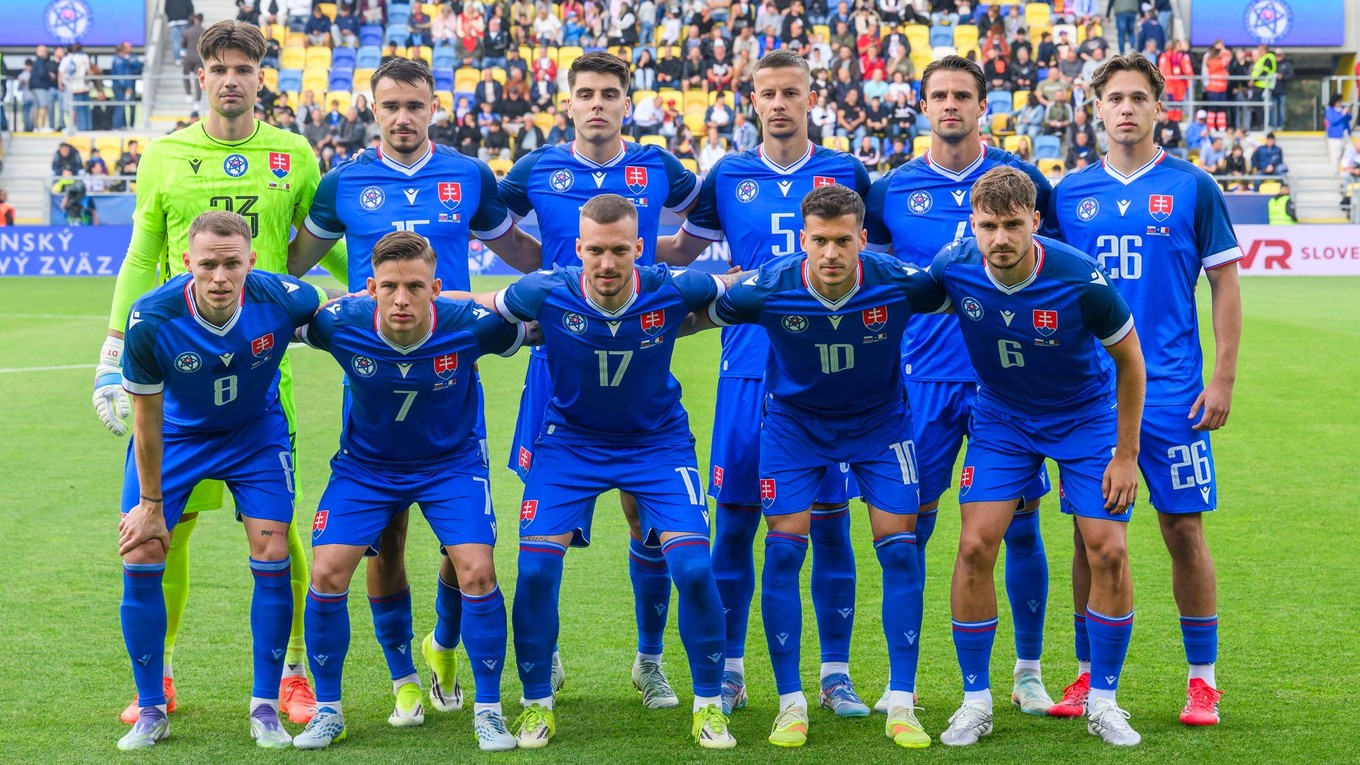 základná jedenástka hráčov Slovenska