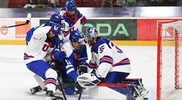 Fotka zo zápasu Slovensko U18 - USA U18.
