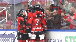 Na snímke gólová radosť Banskej Bystrice.