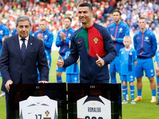 Cristiano Ronaldo odohral 200. zápas v drese Portugalska. 
