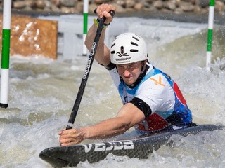 Slovenský reprezentant vo vodnom slalome Marko Mirgorodský.