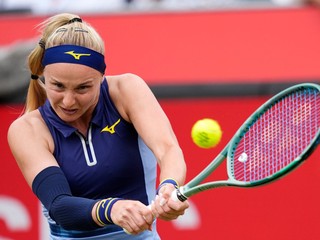 Rebecca Šramková na turnaji WTA Londýn 2025.