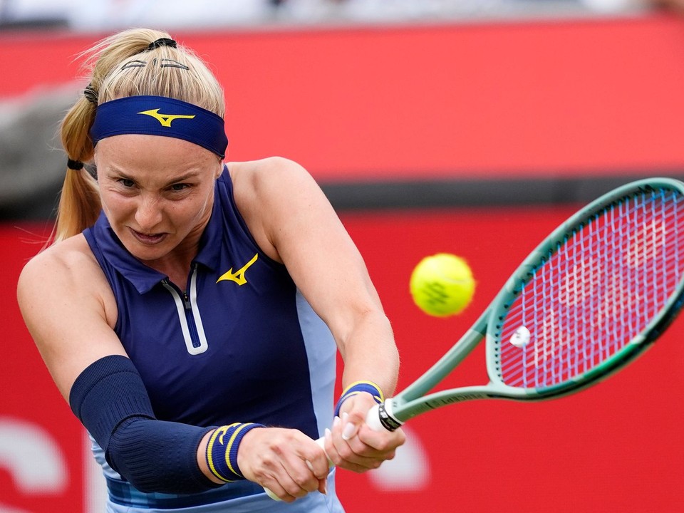 Rebecca Šramková na turnaji WTA Londýn 2025.