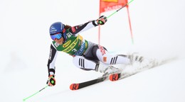 Petra Vlhová ide obrovský slalom v stredisku Sölden.