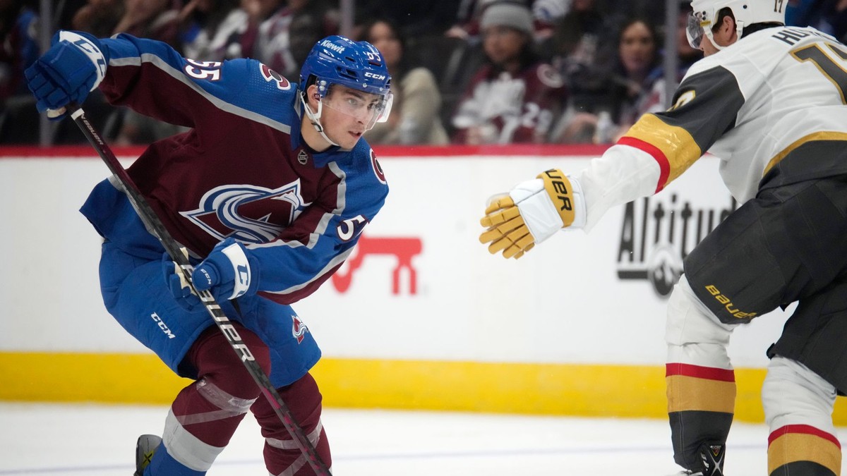 Maroš Jedlička v drese Colorado Avalanche.