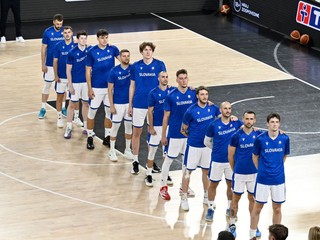 Slovenskí basketbalisti.
