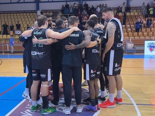 Basketbalisti MBK Baník Handlová.