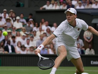 Jannik Sinner na Wimbledone 2026.