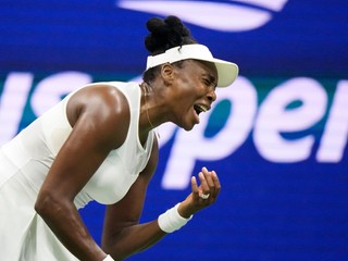 Americká tenistka Venus Williamsová počas US Open 2026.