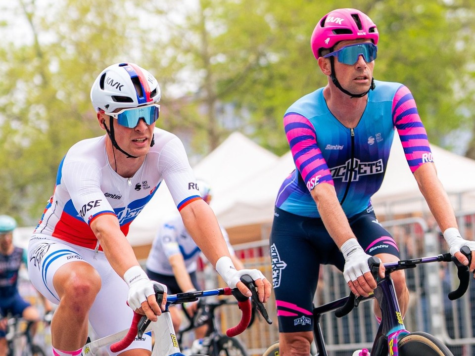 Slovenský majster Lukáš Kubiš počas Giro d'Italia 2026.
