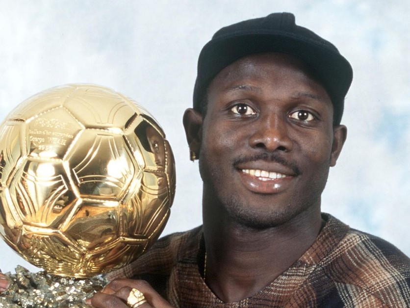 George Weah so Zlatou loptou