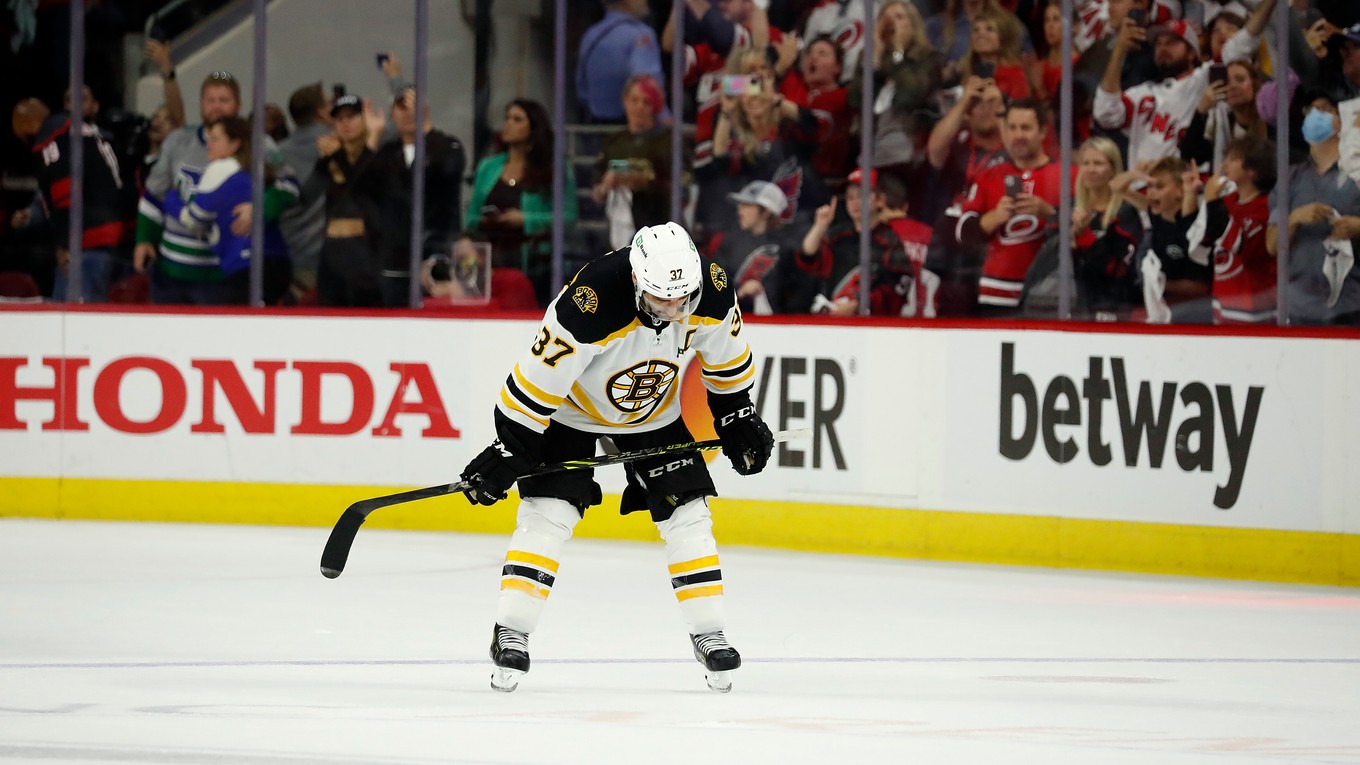 Patrice Bergeron po vypadnutí Bostonu Bruins z play off.