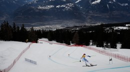 Petra Vlhová vo švajčiarskej Crans Montane.